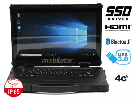 Laptop odporny na zalanie i pył