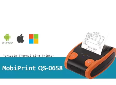 Przenośna przemysłowa drukarka bluetooth