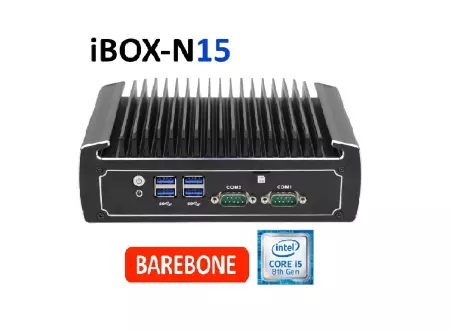 IBOX-N15 (i5-8250U) Barebone - Industrial computer with powerful Intel Core i5 processor