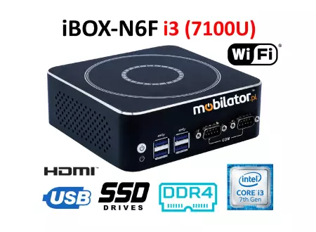 IBOX-N6F i3 (7100U) v.3 - Robust industrial computer with a capacious and powerful 512 GB SSD