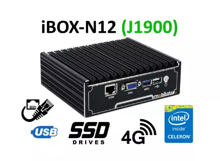 IBOX-N12 (J1900) v.5 - Mini industrial computer with 4G LTE technology