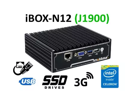 IBOX-N12 (J1900) v.4 - Robust industrial computer with 3G wireless internet