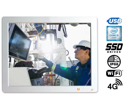Kompaktowy komputer panelowy do linii produkcyjnych