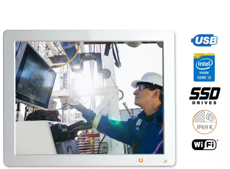 Przemysłowy ekran dotykowy z ochroną IP65