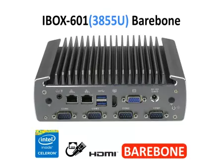 IBOX-601 Barebone - A small industrial fanless mini computer
