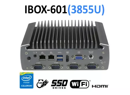 IBOX-601 v.1 - Fanless mini computer with DDR4 memory and SSD disk