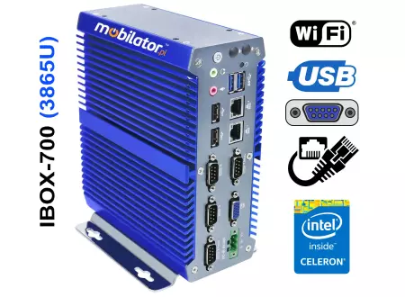 IBOX-700 (3865U) v.3 - Robust industrial computer with DDR4 memory and capacious SSD