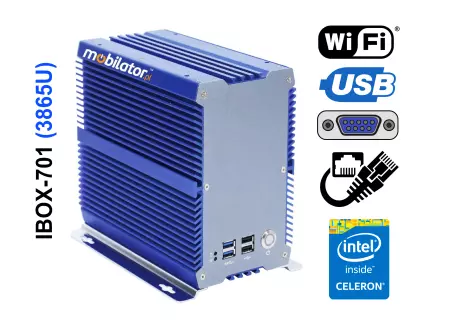 IBOX-701 (3865U) v.2 - Bezwentylatorowy komputer z 2-iema kartami sieciowymi LAN