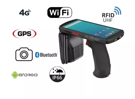  Wzmocniony kolektor danych IP66 z  UHF oraz 4G o wzmocnionej konstrukcji Odporny na pył i wodę MobiPad SL70  