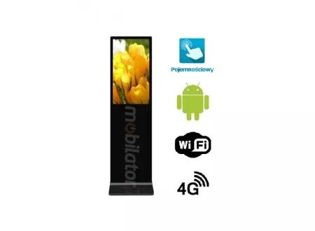 HyperView 32 v.4 - Freestanding touch panel with 32-inch screen (capacitive touch), with wifi, Android 7.1 and 4G