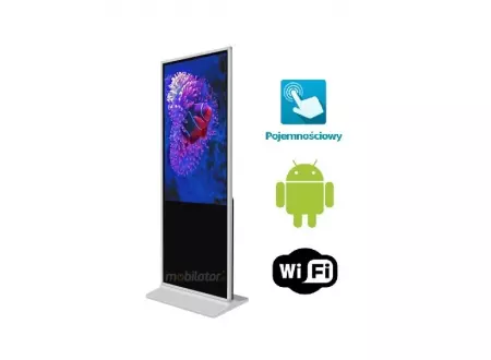 Wyświetlacz reklamowy do przestrzeni coworkingowych