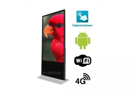 HyperView 65 v.4 - Touch panel with 65-inch screen (capacitive touch), wifi, Android 7.1 and 4G