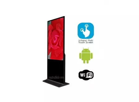 Monitor reklamowy z dużym kątem widzenia