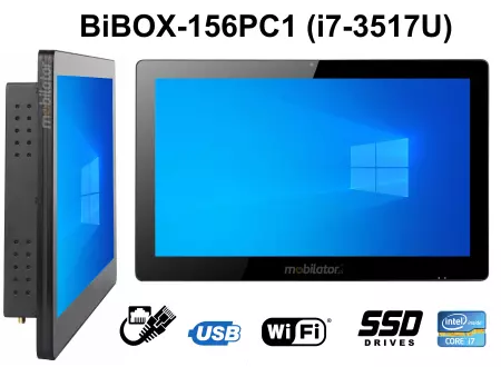 Przemysłowy komputer ekranowy odporny na wstrząsy