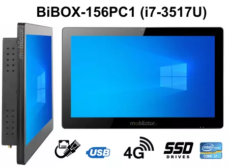 Przemysłowy panel PC z metalową obudową