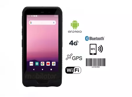 Mobipad Qxtron Q6600 v.2 - Rugged data collector (IP65 + MIL-STD-810G standard) with 6-inch capacitive screen, 4GB RAM, 64GB disk and Honeywell 1D N4313 scanner 