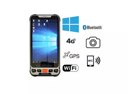 Data collector with 64GB ROM disk and 4GB RAM memory, WINDOWS 10, IP67 and NFC standards - Mobipad SH5 v.1 