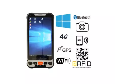 Mobipad SH5 v.4 - Data terminal with UHF RFID M500 scanner, NFC, 4G and Bluetooth 4.0, 2D code scanner 