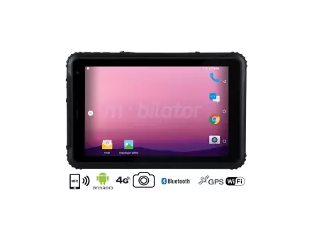 Rugged tablet (IP67 + MIL-STD-810G), 4GB RAM memory, 64GB disk, BT 4.1, NFC, AR Film and 4G - Emdoor Q88 v.2 