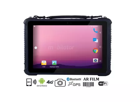 Tablet z normą odporności Odporny na pył i wodę  z pamięcią 4GB RAM, dyskiem 64GB, NFC, AR Film oraz skanerem kodów 1D Honeywell Emdoor Q16
