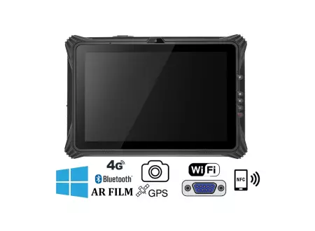 Wytrzymały tablet z czytnikiem kodów 1D MOTO Windows 10 PRO dla pracowników terenowych  Emdoor I20U