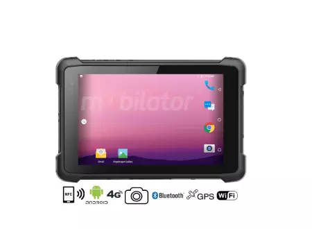  Przemysłowy 8-calowy tablet z normą IP65 bezwentylatorowy  wzmocniony jasny wyświetlacz  Emdoor I81H