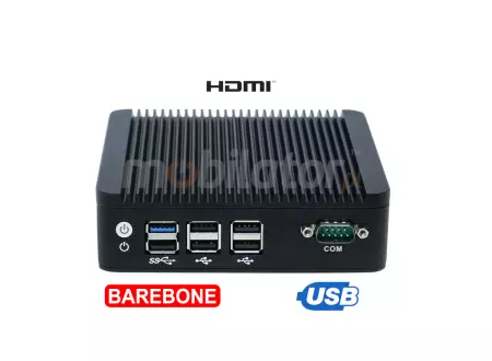 Computer Industry Fanless MiniPC IBOX N3P v.1 - dual-core Intel Pentium processor, 4x USB 2.0, 2x USB 3.0, 1x RS232 and 2x RJ-45 LAN