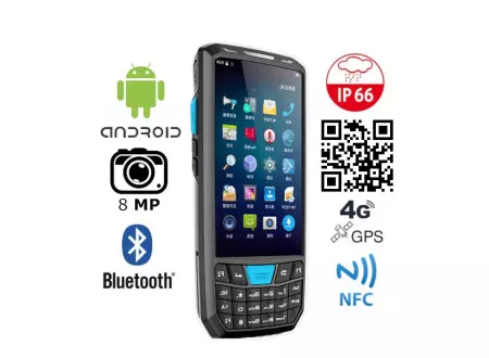 Rugged Mobile Terminal MobiPad A8T0 with 2D Honeywell N3603 code reader and NFC v.2.2 