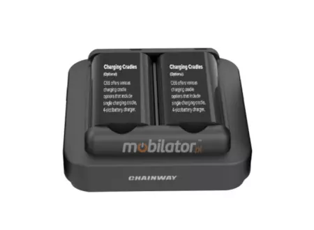 Chainway C66 - Stacja ładująca na baterie z uchwytu pistoletowego na 2 sloty