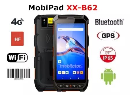 Terminal kodów kreskowych dla magazynów