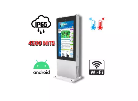 totem zewnętrzny infokiosk informacyjny gablota zewnętrzna Trex 43