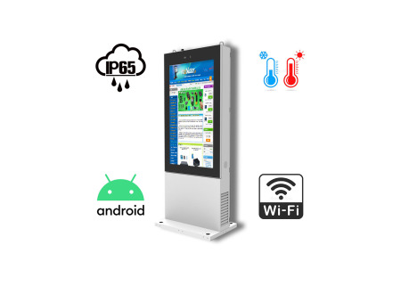 NoMobi Trex 65 v.0.1 - Vandal-proof advertising display, weatherproof, Android system, shipping by sea - 2.5 months