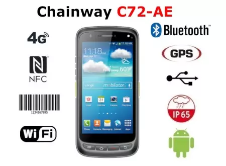 Wstrząsoodporny i pyłoszczelny terminal do magazynu