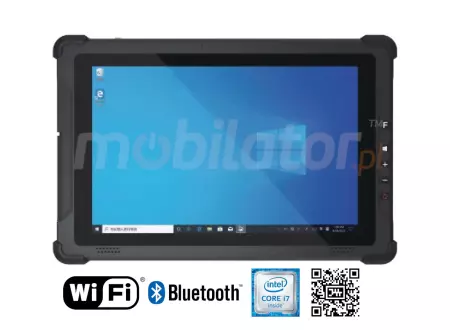  Pyłoodporny 10.1 calowy tablet z Windows 10 Pro OS ekran pojemnościowy jasny wyświetlacz wytrzymały  Emdoor I12U