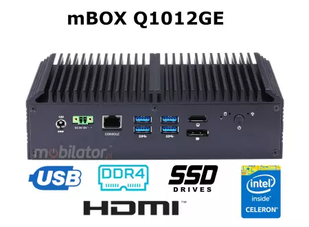  Komputer przemysłowy z portami RS232/RS485