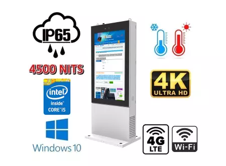 totem podświetlany wolnostojący wytrzymały Trex 55w