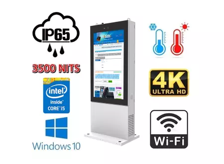  kiosk zewnętrzny stojący wodoszczelny cichy Trex 55W