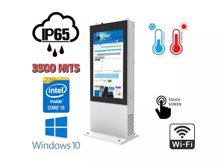  stojący totem  Infokiosk Przemysłowy Trex 55W