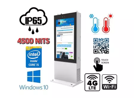  zewnętrzny kiosk informacyjny panel sterowniczy Trex 55w