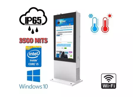  totem zewnętrzny  metalowa obudowa przemysłowy Trex 55W