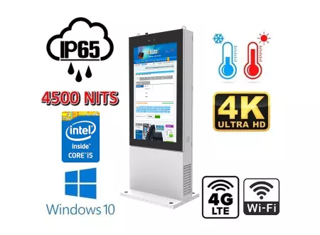  totem informacyjny  odporny na mróz i wodę Trex 55W