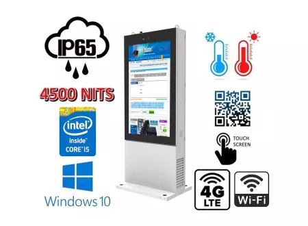 kiosk interaktywny z dotykową matrycą Trex 55W