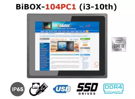 Dotykowy komputer panelowy do branży spożywczej