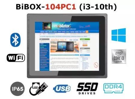 Multimedialny komputer panelowy do fabryk