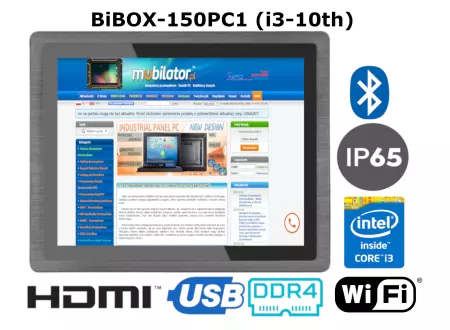 Przemysłowy komputer do pracy w hałasie