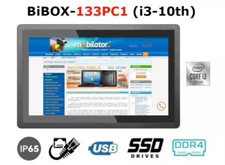 Wodoodporny panel sterujący z ekranem