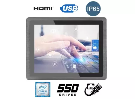 Pyłoszczelny komputer panelowy z ekranem