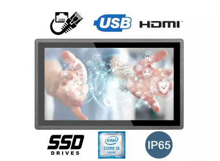 odporny na wilgoć deszcz ekran dotykowy komputer operatorski 215PC1