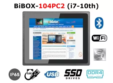 Dotykowy wodoszczelny przemysłowy Panel sterowniczy  BiBOX-104PC2 