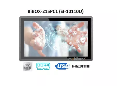 BIBOX-215PC1 dobrej jakości Wytrzymały wzmocniony przemysłowy Sterowniczy panel PC